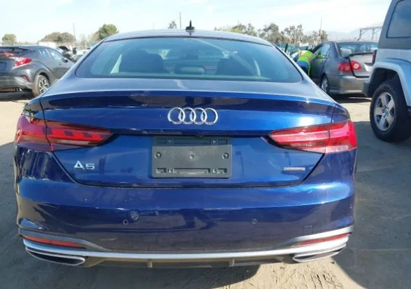 Audi A5 cena 64950 przebieg: 43510, rok produkcji 2021 z Drzewica małe 67